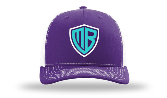 MB Shield - Richardson 112 Snapback - Purple/Teal
