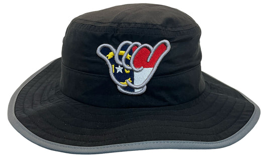 North Carolina State Flag Hang Loose - Richardson 810 Bucket Black
