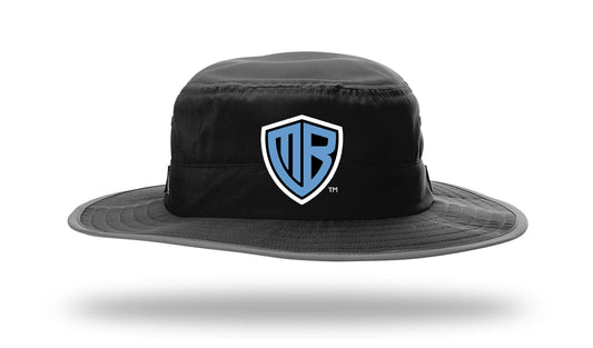 MB Shield Columbia Blue w/ Dirty Myrtle - Richardson Black Bucket Hat