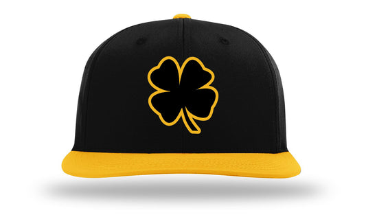 Its All Luck Black Gold Clover PTS30 Black/Gold Cap