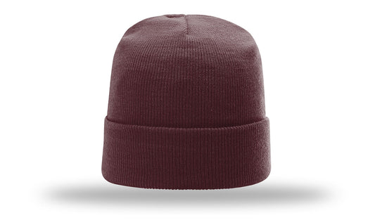 R-18 Richardson Solid Maroon Beanie w/ Cuff