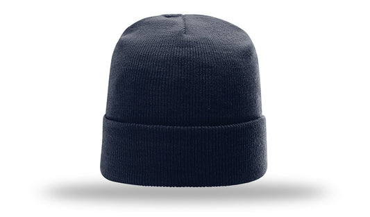R-18 Richardson Solid Navy Beanie w/ Cuff