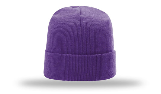 R-18 Richardson Solid Purple Beanie w/ Cuff