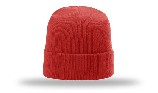 R-18 Richardson Solid Red Beanie w/ Cuff