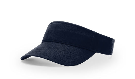 R - 45 Richardson Garment Washed Visors - Navy