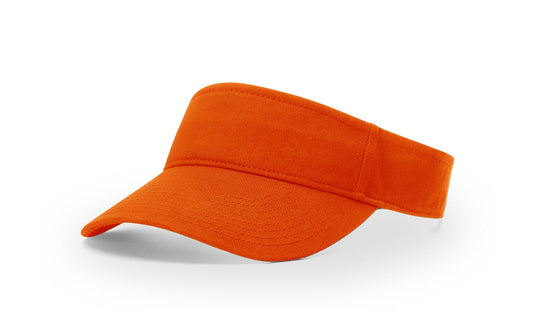 R - 45 Richardson Garment Washed Visors - Orange