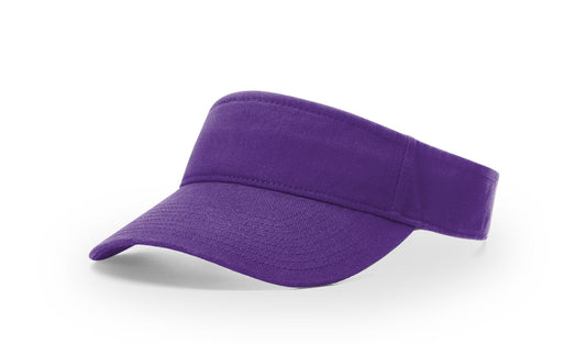 R - 45 Richardson Garment Washed Visors - Purple