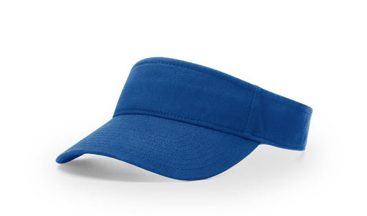 R - 45 Richardson Garment Washed Visors - Royal